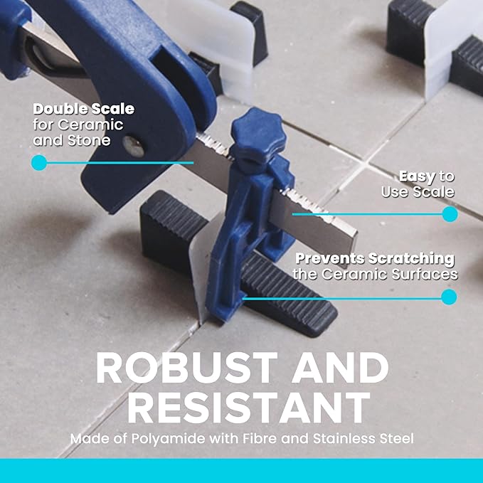 Peygran Adjustable Pliers for Classic Tile Levelling System: Home Improvement Tool for Precise Lippage-Free Tile Installation