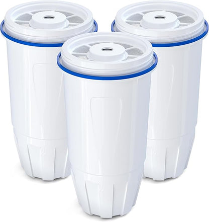 Upgraded Water Filter Replacement for Zero Pitcher and Dispenser ZR-001 ZR-004 ZP-006 ZR-017, Multi-Stage Filter System, Effectively Reducing Lead, Chromium, PFOA, and PFOS, Pack of 3, By DESENRUIS
