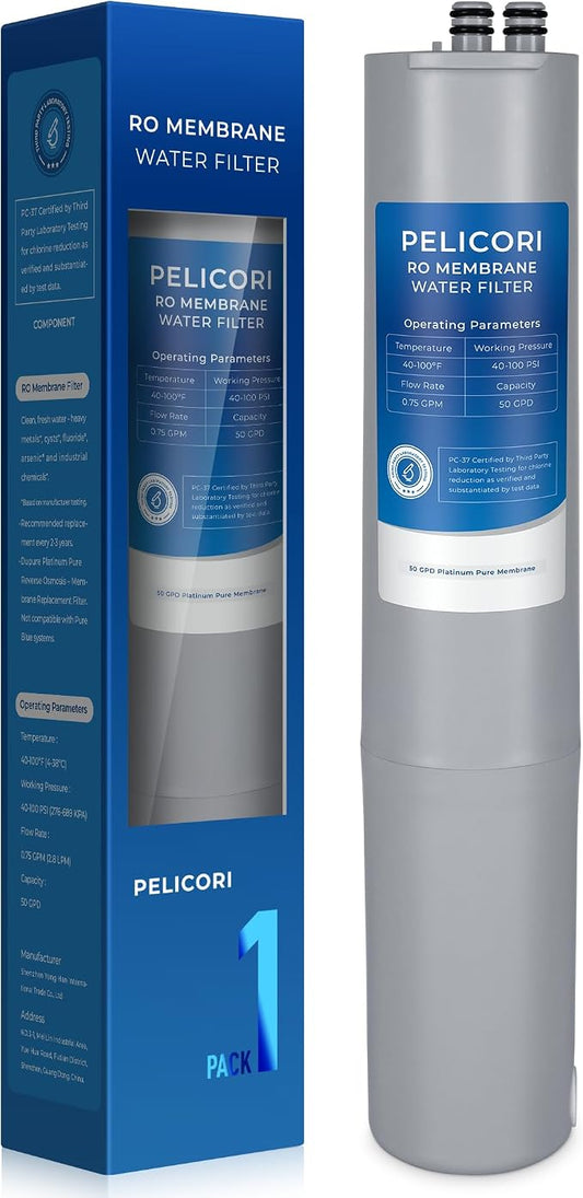 11 Platinum Pure RO Membrane Replacement Filter Cartridge | Compatible with DuPure Platinum Pure Reverse Osmosis (RO) Drinking Water System, Middle Stage Filter, 1-Pack
