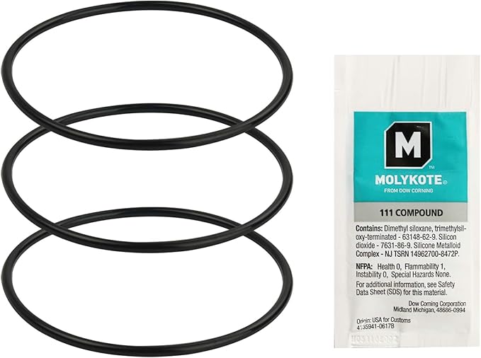 APEC Water Systems Replacement O-Ring for ROES-50 3.5" OD Reverse Osmosis Water Filter Housings with Lubricant (O-Ring-Combo-B)