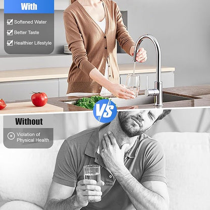 Whole House Water Softener Valve, 5600xstst Timer Digital Control Valve for Water Softeners, 110V Automatic Operating Digital Filter Control Head Valve Water Filter Softeners Resin
