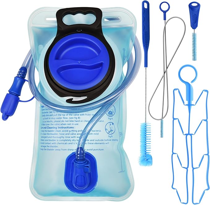 Mdvora 1.5L/2L/2.5L/3L Hydration Bladder, Large Opening Water Storage Bladder Bag, for Cycling Hiking Camping