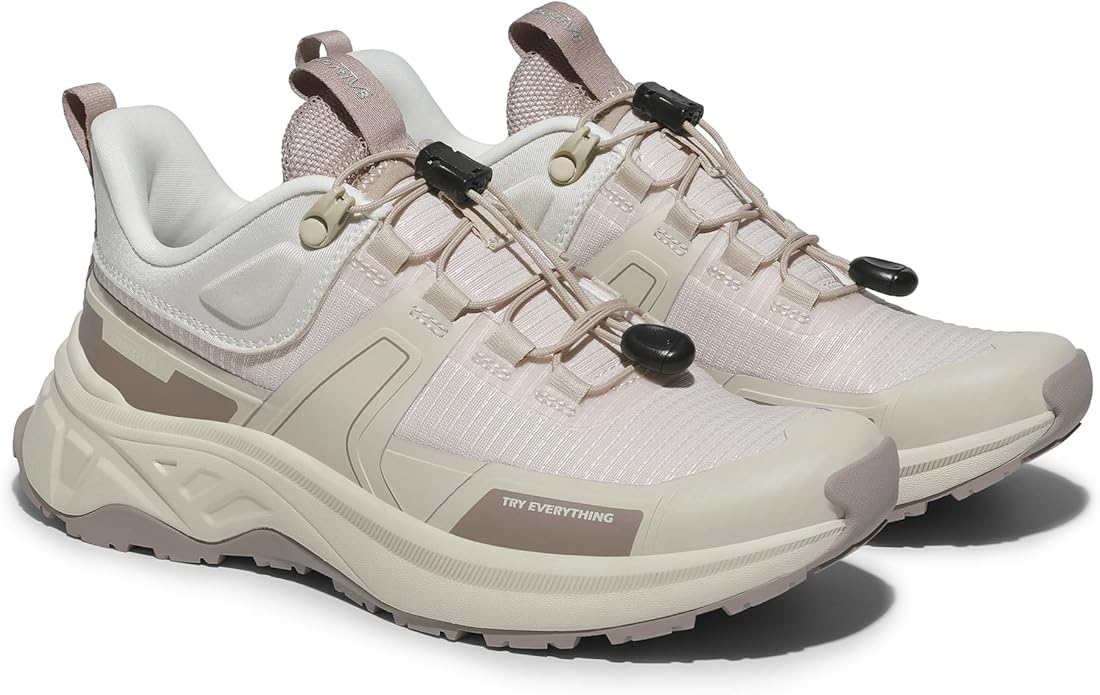 NORTIV 8 Women's Lightweight Hiking Shoes Quick Laces Outdoor Fashion Sneakers Gladiator