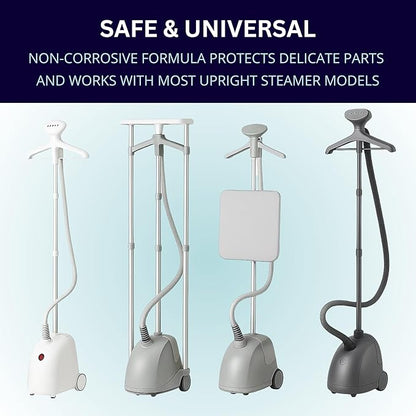 SALAV Garment Steamer Descaling Solution Decalcifier Packets for Mineral Deposits and Build-up Removal, Maintenance for Clothes, Works with all Garment Steamer Brands, Cleans Build Up, 5 packs