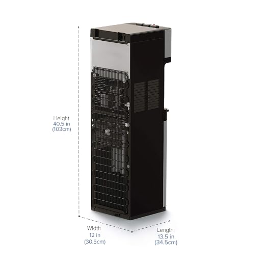 Brio Self Cleaning Bottleless Water Cooler Dispenser, UL Approved, Stainless Steel, Point of Use Drinking Water Filter, Hot, Cold, and Room Temperature