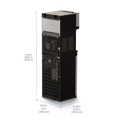 Brio Self Cleaning Bottleless Water Cooler Dispenser, UL Approved, Stainless Steel, Point of Use Drinking Water Filter, Hot, Cold, and Room Temperature