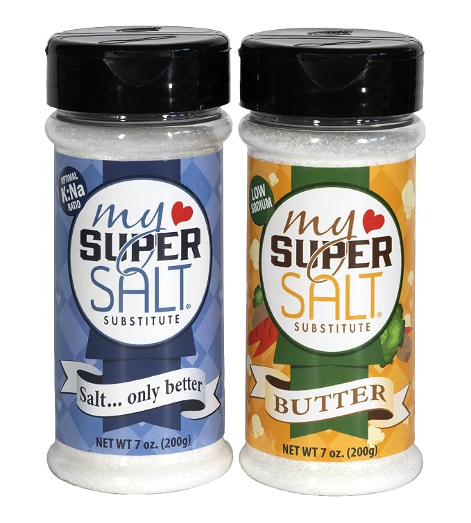 My SUPER SALT Butter - Functional Butter-Flavored Salt Alternative - 85% Less Sodium - Comfort Food Flavor with Smart Nutrition - 7 oz