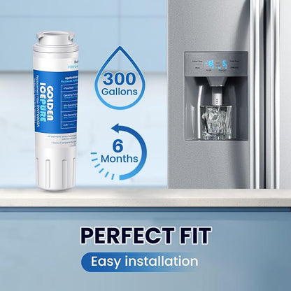 GOLDEN ICEPURE RWF0900A Replacement for MAYTAG UKF8001, Whirlpool Filter 4 EveryDrop EDR4RXD1, EveryDrop Filter 4, Whirlpool 4396395, UKF8001AXX-200, Kenmore 469006, 469992