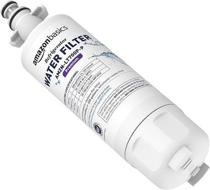 Amazon Basics Replacement LG LT700P Refrigerator Water Filter Cartridge, NSF Certified, Easy Install, Leak-Proof, 3-Pack