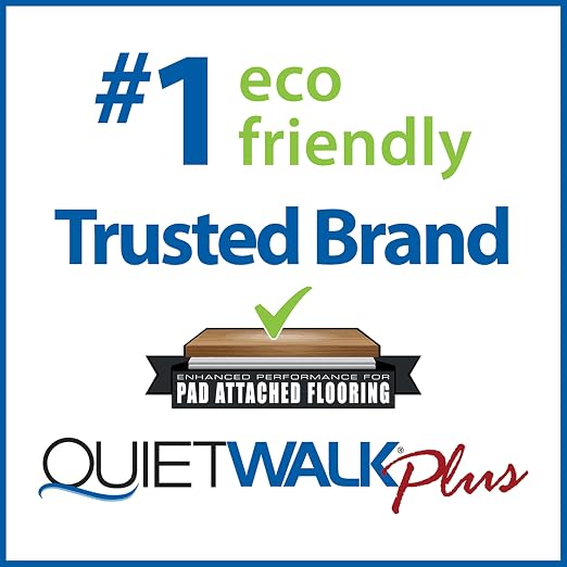 Underlayment 360 sq ft – for Laminate & Hardwood Floors – Approved for Pre-Attached Pad – Floating & Glue-Down Installation – Moisture Barrier – GREENGUARD Gold – Made in USA