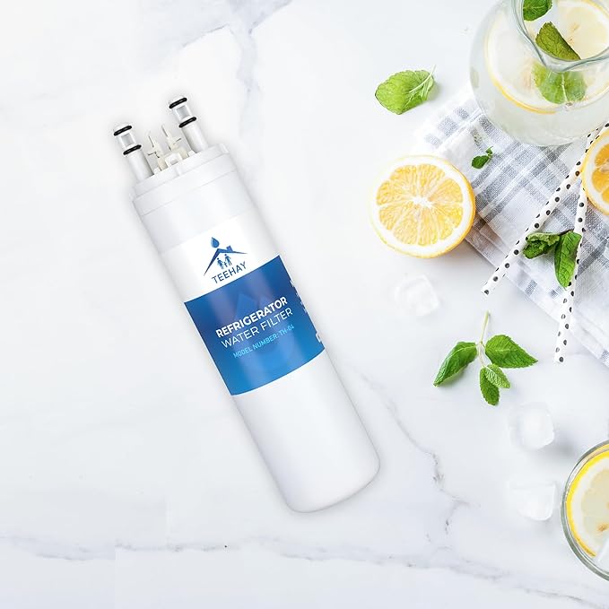 TEEHAY WF3CB Puresource3 Refrigerator Water Filter, Compatible with DFHS2313MF, FFEX2315QS, FFHS2311LB, FFHS2311LQ, FFHS2311LW, FFHS2311PF, 242069601, 242086201, AP4567491, PS3412266, 1 Pack