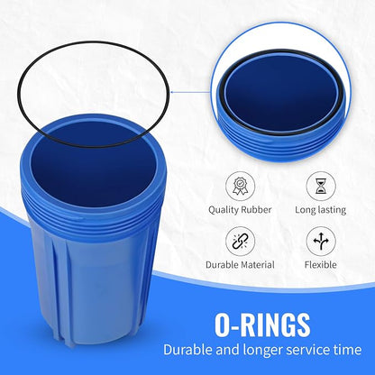 CFS String Sediment Water Filter Cartridge for Pelican PC-100 EZ, PC40 | Includes O-Ring, 10" Whole House Filter for Pelican PC600 PC1000 NS3 NS6 PSE1800 PSE2000 WF4 WF6 WF8 WF10