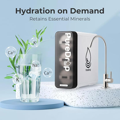 PureDrop PDR-FBC3 Post Carbon Replacement Filter Cartridge for PDR-3CUW Ultra-Filtration Under Sink Water Filter System