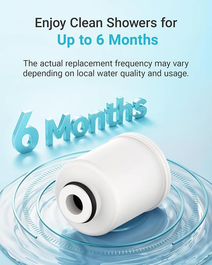 AQUA CREST FXSCH Shower Filter Replacement for GE® FXSCH, Shower Head Water Filter, 2 Pack