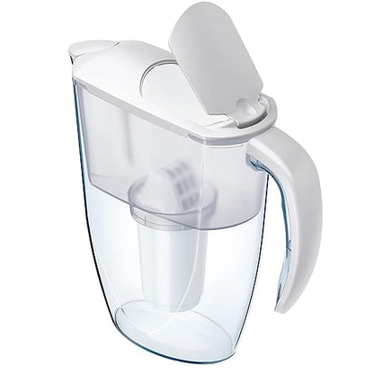 AQUAPHOR Smile Water Filter Jug, 2.4 L (White, A5 Mg Enriched with Magnesium)