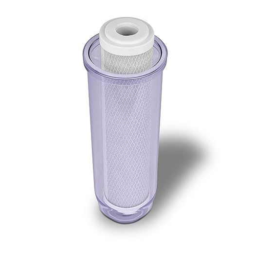 Dual Whole House Water Filter System, Transparent Standard Housings, Presser Relief Button, 3/4” Inlet/Outlet Brass Port, Meets NSF Standards & Regulations (Carbon Block and Sediment Filters)