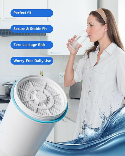 Compatible with Zero Pitcher and Dispenser ZR-001, 3 Pack | Compatible with Zero Pitcher and Dispenser ZR-001 ZR-004 ZP-006 ZR-017, 0 TDS, Reduce Lead, Mercury, Chlorine and Contaminant