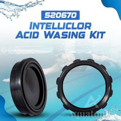Acid Cleaning Kit – Salt Cell Cleaner for Pool with O-Ring – Cell Cleaner Kit Compatible with Pentair 520670, IC15, IC20, IC40, IC60 Salt Cells – Heavy-Duty Kit for Salt Chlorinator System