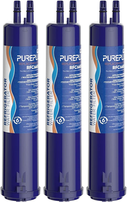 PUREPLUS Compatible with 4396841, 4396710, Everydrop® Filter 3, EDR3RXD1, 46-9083, 46-9030, 9030, Refrigerator Water Filter, 3Pack