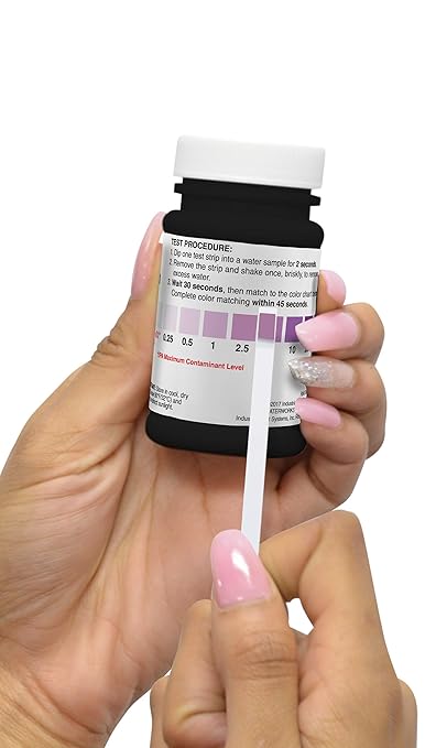 Industrial Test Systems WaterWorks 480047 Chromium (Chromate), 1 Minute and 17 Seconds Test Time, 0.1-50mg/L Range (Bottle of 50)