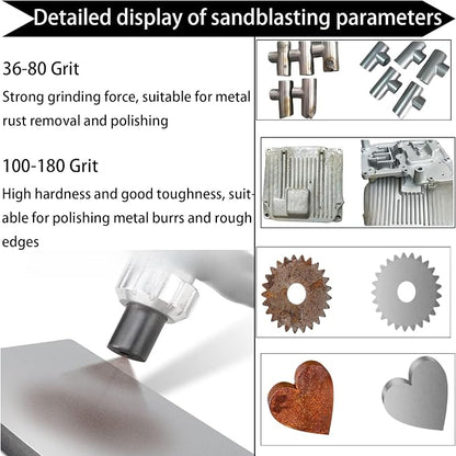 6 LBS #100 Aluminum Oxide Medium to Fine Sand Blasting Abrasive Media for Blasting Cabinet or Blasting Guns (6 Pounds-100 Grits)