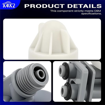 7187065 Water Softener Nozzle & Venturi Assembly for Kenmore, Morton, GE, Whirlpool, NorthStar, Rheem, EcoWater, Bosch, TapworksI, Viessmann, Trrnnity - Replaces 7214969, 7165704, 7238450, WS15X10027