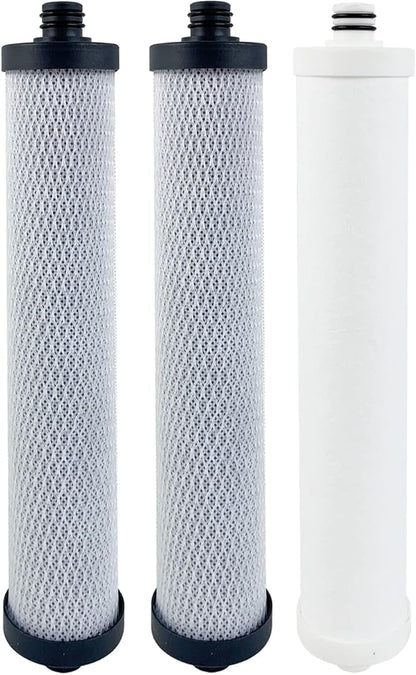 Replacement Filter Set 41400008/41400009 Compatible for Hydrotech Reverse Osmosis System, without membrane
