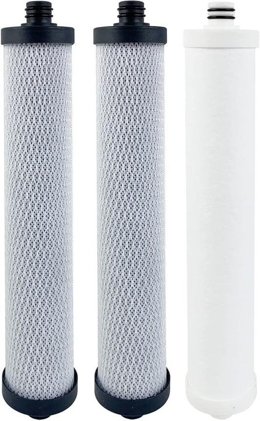 Replacement Filter Set 41400008/41400009 Compatible for Hydrotech Reverse Osmosis System, without membrane