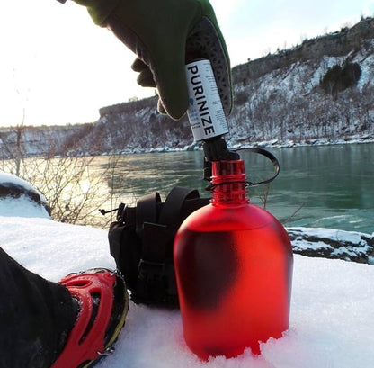 The Best and Only Patented Natural Water Purifying Solution - Chemical Free Camping and Survival Water Purification (2 oz)