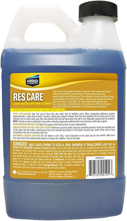 GDM HOME ResCare RK64N All-Purpose Water Softener Cleaner 64 Ounce