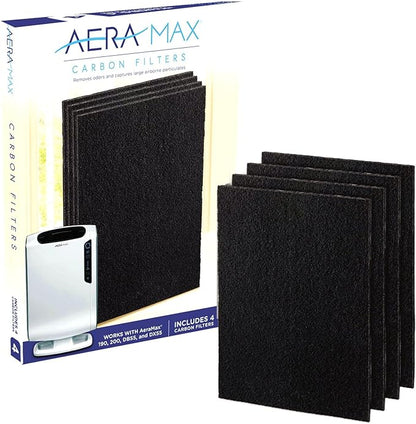 Fellowes AeraMax 200 Air purifier Authentic Carbon Replacement Filters - 4 Pack (9324101)
