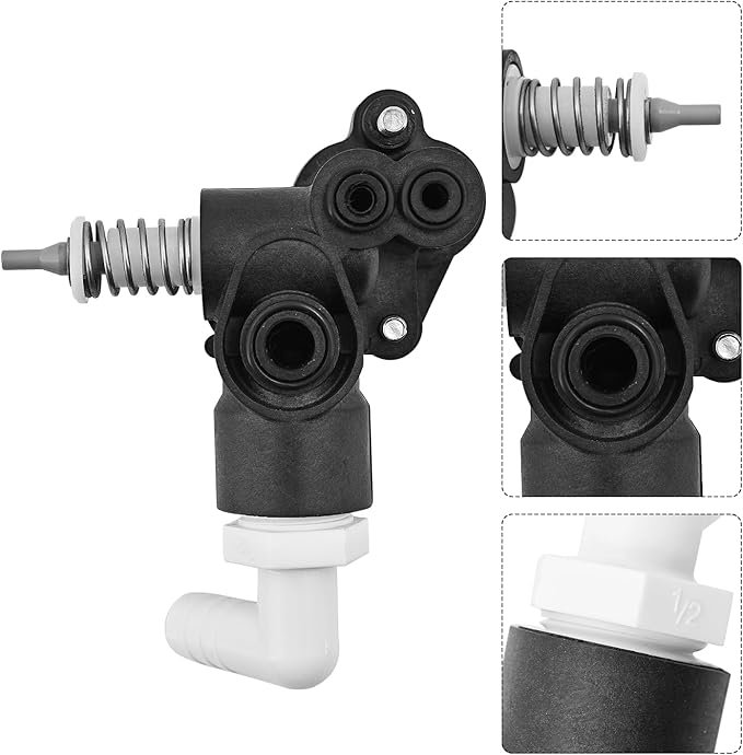 60084-0122 Water Softeners Injector Brine Assembly Compatible with Fleck 5600 Valve 600840122