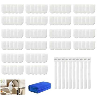 100Pcs Faucet Filter Cotton Bag, 2026 New Faucet Filter Bag for Filtering tap Water, Universal Faucet Filter Bags for Kitchen Sink, Bathroom Taps, Tap Water Purification Accessory