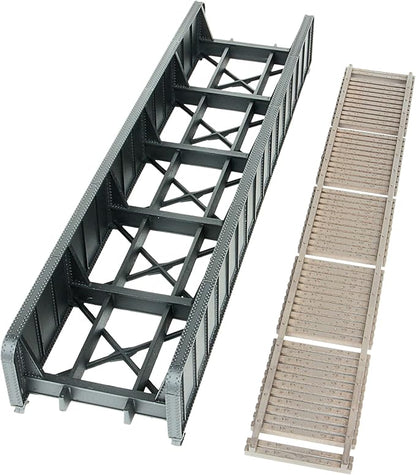 Walthers Cornerstone 70' Single-Track Railroad Through Girder Bridge 933-4502 HO Scale Model Railroad - Structure Kit