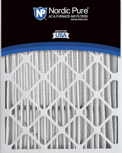 Nordic Pure 20x25x5 Honeywell/Lennox Replacement MERV 12 Air Filter 1 Pack | Actual Size: 19 7/8 x 24 7/8 x 4 3/8 Made in USA, Advanced HVAC Filtration, Mid-Sized Airborne Particles, Pet Dander & Smoke