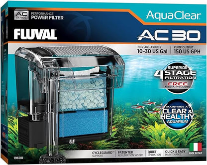 Fluval - Zeo for AC20/AC30 Power Filter, 2.1 oz / 60 g – Promotes Clear Water, Improves Fish Health, for Use in Freshwater & Saltwater Aquariums