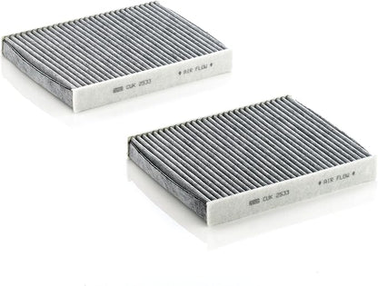 Mann Filter CUK 2533-2 Carbon Activated Cabin Filter