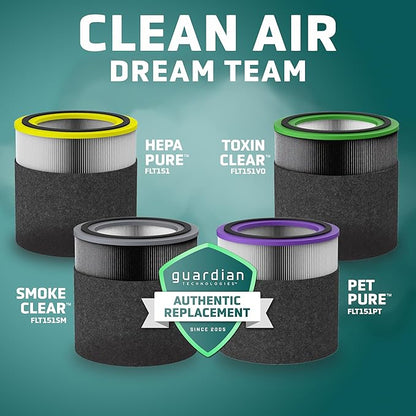 GermGuardian FLT15CB4 Genuine Carbon Filter Replacements for AirSafe Series and AC151 Air Purifier, 4-Pack