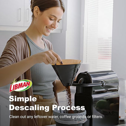 Libman Liquids Coffee Machine Descaler and Cleaner