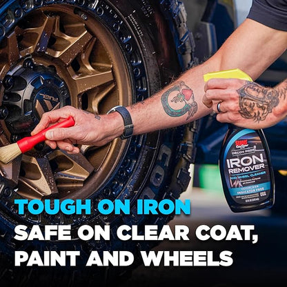 Stoner Car Care 92100-2PK Iron Remover & Wheel Cleaner – Odorless Iron Fallout & Brake Dust Remover for Paint, Wheels & Glass – pH Balanced Rust Decontaminant – 22 fl oz (Pack of 2)
