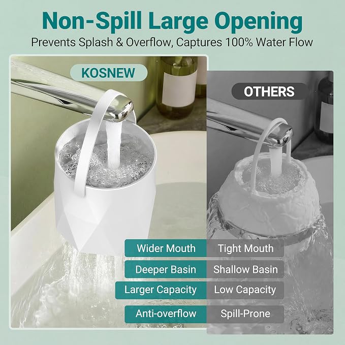 Bath Faucet Filter, 10-Stage Advanced Shower Water Filter | For Tub with 3,000 Gallon Non-Spill Filtration, Removes Chlorine, Fluoride, Hardness, Baby-Safe, Soften Hard Water