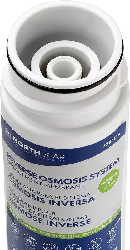 Northstar Reverse Osmosis Filter Set - Contains Membrane 7287514 and New Pre and Post Filter Set NSROPF4 (Replacement for set 7287506) with Maintenance Reminder Tag - Authentic NorthStar OEM