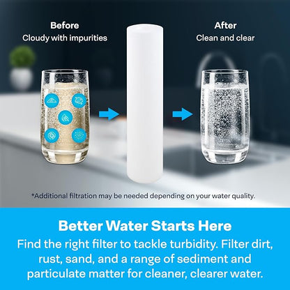 SpiroPure 10x2.5 25 Micron Sediment Water Filter P25 155015-43 (24 Pack)