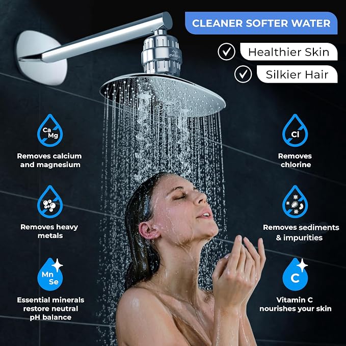 15-Stage Shower Filter Replacement Cartridge (2-Pack)