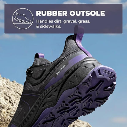 NORTIV 8 Women's Lightweight Hiking Shoes Quick Laces Outdoor Fashion Sneakers Gladiator