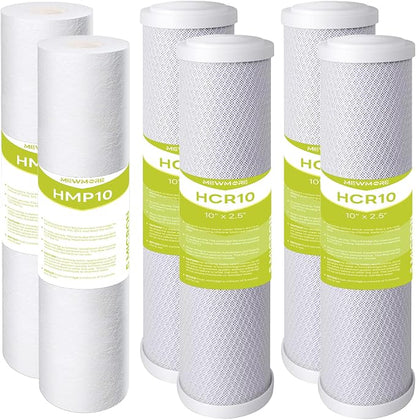 2-Set Pre-Filter Stage 1-3, Fit for APEC RO Water Filter System Essence, Ultimate RO-45/90 /PH90 /Hi/PERM/Pump, ROES-50/75 /PH75, WFS-1000