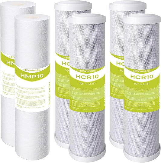 2-Set Pre-Filter Stage 1-3, Fit for APEC RO Water Filter System Essence, Ultimate RO-45/90 /PH90 /Hi/PERM/Pump, ROES-50/75 /PH75, WFS-1000
