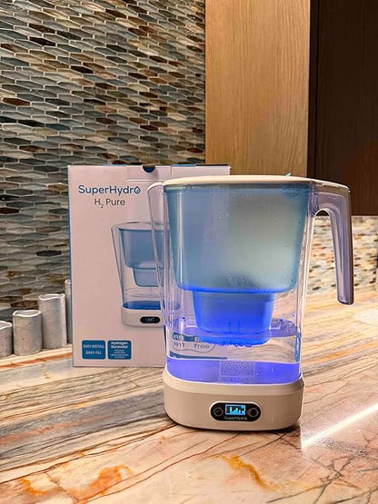 SuperHydro H₂ Pure Hydrogen Water Pitcher