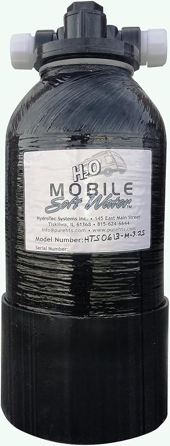 Portable Softener 3.2 Kgr Shorty for Rv and Other Tight Spaces and Day Trips
