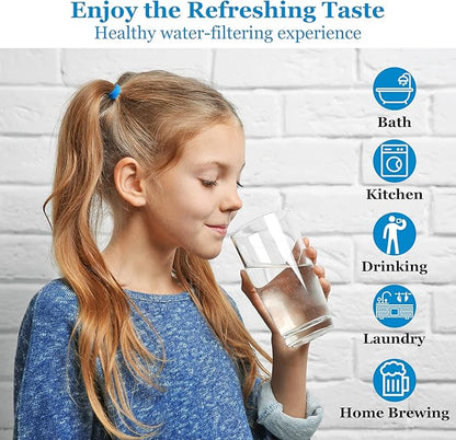 75 GPD RO Membrane Filter 12"x1.8" Reverse Osmosis Membrane Element Replacement Fits Under Sink RO Drinking Water Filter Filtration Purifier System, 2 Pack